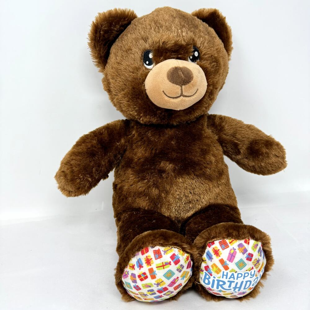 Build-A-Bear Unisex Kids Happy Birthday Teddy Bear Stuffed Animal Soft Plush Toy